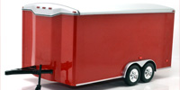FOUR WHEELS ENCLOSED TRAILER (RED)