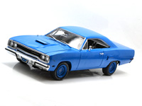 GMP 1/18 1970 PLYMOUTH ROADRUNNER - CORPORATE BLUE