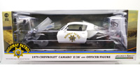 1979 CHEVY CAMARO Z28 - CHP W/OFFICER FIGURE