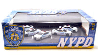 NYPD NEW YORK POLICE DEPARTMENT DIORAMA 5 CAR SET