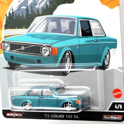 Coche Diecast Volvo 142 GL Hot Wheels Premium 2022 Car Culture "Auto