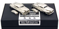 HELLS DEPT - RIP CUSTOM POLISHED REDRUM 4 CARS SET