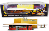 MOEBIUS MODELS 1:87 HO SCALE PREBILT Mel's DriveIn