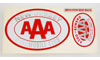 NEW JERSEY AAA VINTAGE STICKER SET