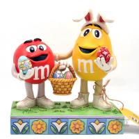 M&Ms EASTER RED & YELLOW - JIM SHORE STATUE