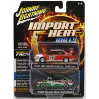 2PACK 2004 MITSUBISHI LANCER EVO & HONDA CIVIC