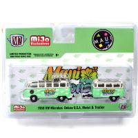 1959 VW MICROBUS DELUXE USA MODEL & TRAILER(MAUI &
