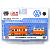 1959 VW DOUBLE CAB CAMPER & TRAILER -CHASE CAR