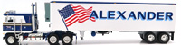 KENWORTH K100 COE REEFER TRAILER - ALEXANDER TRUCK