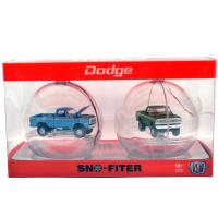 WAL-MART EX - CHRISTMAS ORNAMENT SET - 1974 DODGE