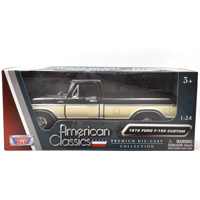 MOTOR MAX 1:241979 FORD F-150 CUSTOM(BLACK)