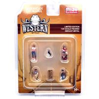 AMERICAN DIORAMA-1:64 FIGURES - WESTERN STYLE SET