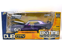 1/24 BIGTIME MUSCLE 1970 PLYMOUTH CUDA(PURPLE)