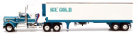 KENWORTH W900A W/VINTAGE REFRIGERATED TR"ICE COLD"