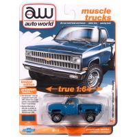 1981 CHEVY SILVERADO STEPSIDE (MEDIUM BLUE)