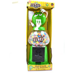 M&Ms NOVELTY DISPENSER & COIN BANK (GREEN)
