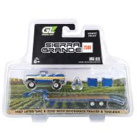 1987 GMC K2500 PICK UP TRUCK W/GOOSENECK(BLUE)