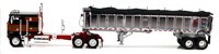 KENWORTH K-100 COE  W/EAST END DUMP TRAILER (BLACK