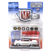 1957 CHEVROLET BEL AIR - BRIGHT WHITE / BLACK TOP