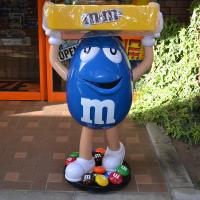 M&Ms CHARACTER STORE  DISPLAY (BLUE)(舌無しバージョン)