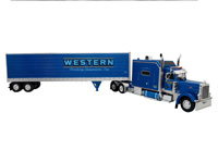 PETERBILT 379  w/TRAILER "WESTERN DISTRIBUTING"