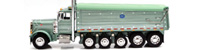 PETERBILT 379 w/5-AXLE MAC DUMP BODY (GREEN)
