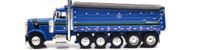 PETERBILT 379 w/5-AXLE MAC DUMP BODY (BLUE)