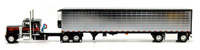 PETERBILT 379 w/SPREAD-AXLE UTILLITY REEFER(BLACK/
