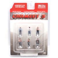 AMERICAN DIORAMA-1:64 FIGURES- CAR MEET 3 SET