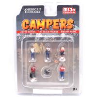 AMERICAN DIORAMA-1:64 FIGURES - CAMPERS SET