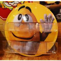 M&M ROUND DISPLAY(YELLOW)
