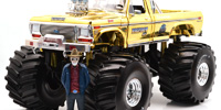 1974 FORD F-250 (BIGFOOT #1) GOLD CHROME W/FIGURE