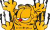 GARFIELD - REFLECTOR STICKER 13×9