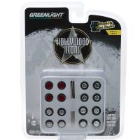 1/64 WHEELS AND TIRES PACK - HOLLYWOOD ICONS