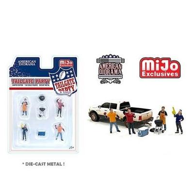 AMERICAN DIORAMA-1:64 FIGURES - TAILGATE PARTY
