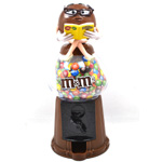 CANDY DISPENSER-BROWN