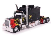 IXO 1/43 -2002 PETERBILT 379 CUSTOM (BLACK/FLAMES)