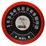 THERMOMETER - '57 CHEVROLET BEL AIR SPEED METER