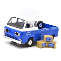 FIRST GEAR 1:25 1960s FORD ECONOLINE PICKUP(BLUE)