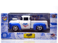 1956 FORD F-100(WHITE/BLUE)