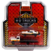 1972 CHEVY C-30 RAMP TRUCK W/1976 CHEVROLET CHEVEL