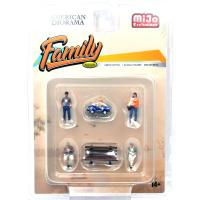 AMERICAN DIORAMA-1:64 FIGURES - FAMILY SET
