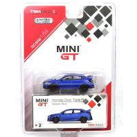 MINI GT - HONDA CIVIC TYPE R (FK8) AEGEAN BLUE-LHD