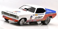 1973 PLYMOUTH CUDA FUNNY CAR -  DON PRUDHOMME ARMY