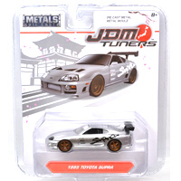 1/64  JDM TUNERS  1995 TOYOTA SUPRA (SILVER)