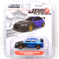 1/64  JDM TUNERS  02 MITSUBISHI LANCER EVO 7(BLUE)
