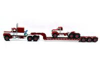 MACK R MODEL LOWBOY TRAILER W/MACK B-61 (RED)