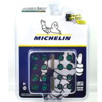 1/64 WHEELS AND TIRES PACK - MICHELIN TIRES(GREEN