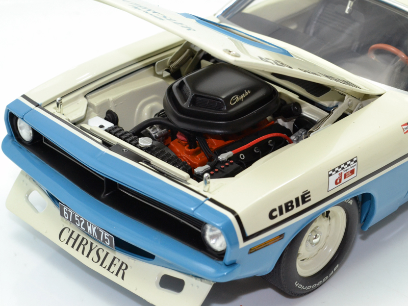 1970　プリマス・バラクーダ #42 クライスラーオブフランスヘンリ・シェミン DAZE COLLECTIBLES / 1970 PLYMOUTH BARRACUDA #42 CHRYSLER OF FRANCE