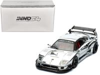 INNO 1/64 LBWK FERRARI F40 (CHROME SILVER)